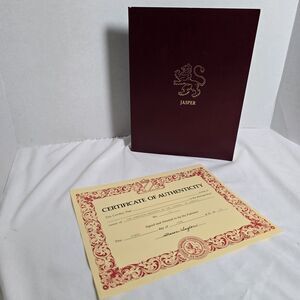 The Complete Registry of The Jaspers In America Sharon Taylor 1984 Halbert's COA